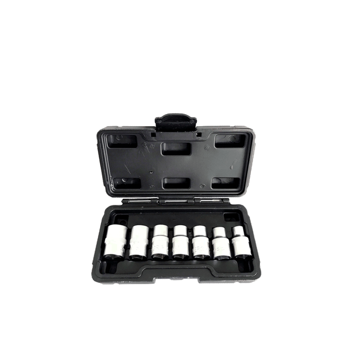 7 Parça 1/2'' CR-V E Tipi Torx Lokma Seti