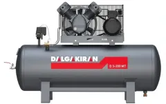 DALGAKIRAN HAVA KOMPRESÖRÜ 200 LT 12 BAR 3 HP
