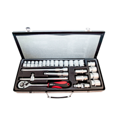 26 Parça 1/2'' Altı Köşe CR-V Lokma Seti