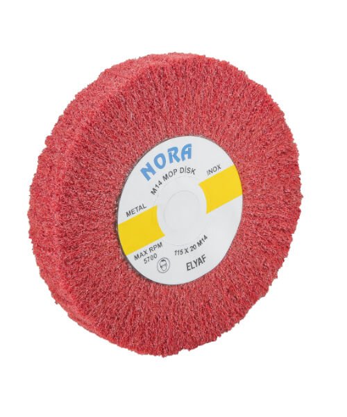 VİDALI ELYAF MOP DİSK 115*30*M-14