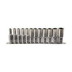 12 Parça 1/2'' 12pt CR-V Uzun Yıldız Lokma Seti
