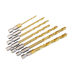 7 Parça Bits Saplı Fully Ground Matkap Ucu Takımı