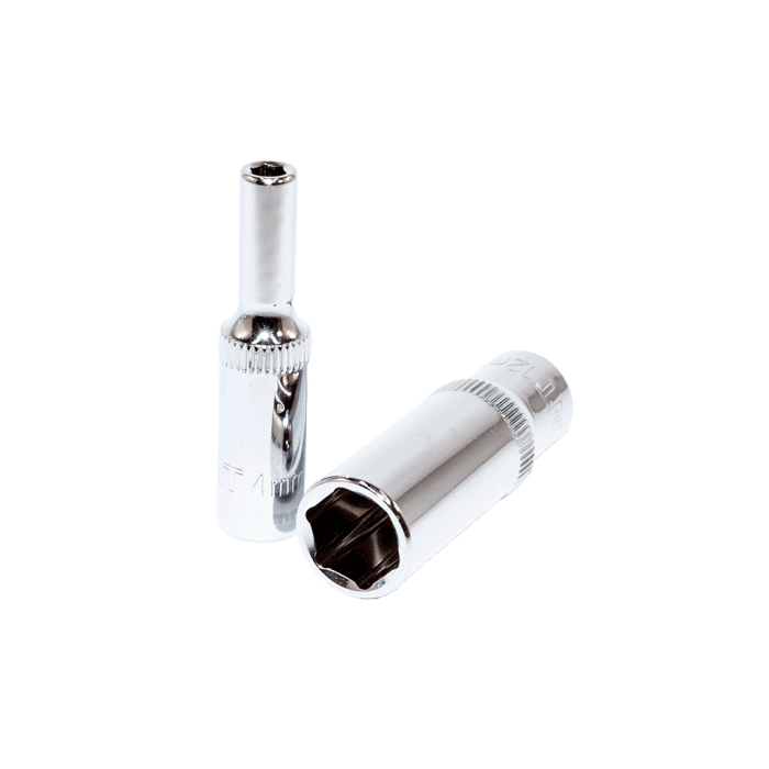 1/4'' 6 Köşe CrV Uzun Lokmalar