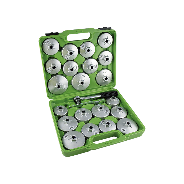 23 Parça 1/2'' Alüminyum Filtre S/T Kapak Seti