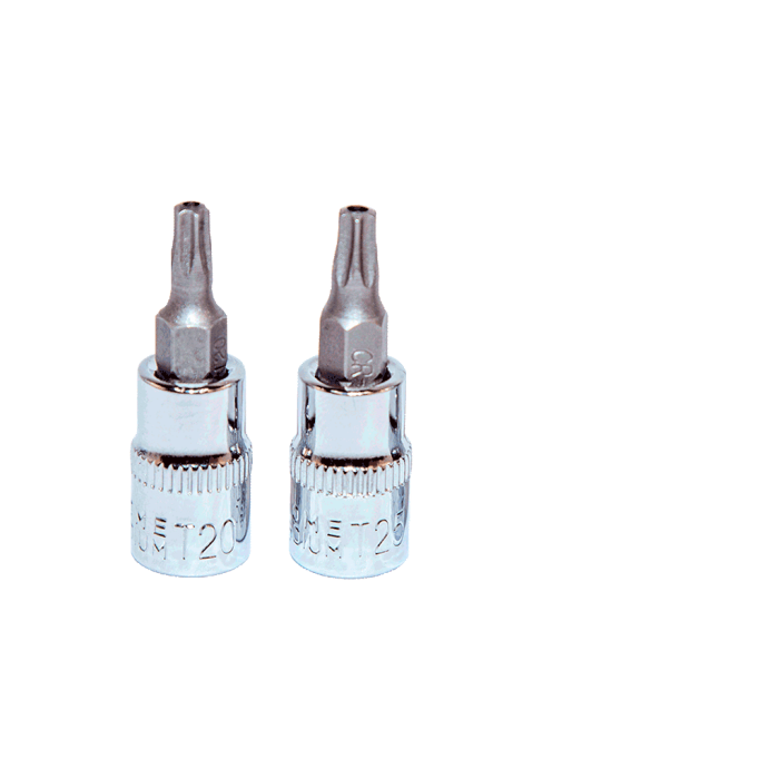 1/4'' Star Delikli Torx CrV Lokmalar